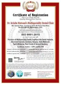 ISO certificate